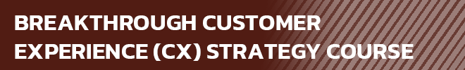 banner Breakthrough Customer Experience (CX) Strategy Course