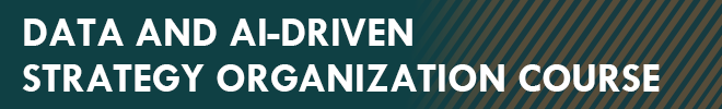 Data and AI-Driven Strategy Organization Course