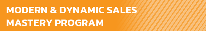 banner Modern & Dynamic Sales Mastery Program